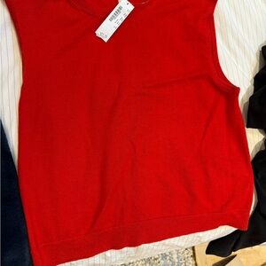 J. Crew featherweight cashmere-blend cropped sweater shell